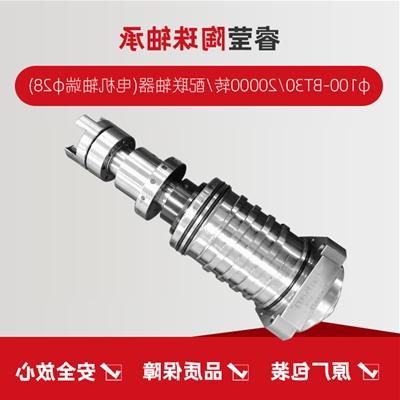 睿莹/陶珠轴承/φ100-BT30/20000转/配联轴器(电机轴端φ28)/拉杆加长1.5MM